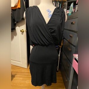 NWT, Women’s Size M Primi Elegant Black Sleeveless Mini Dress